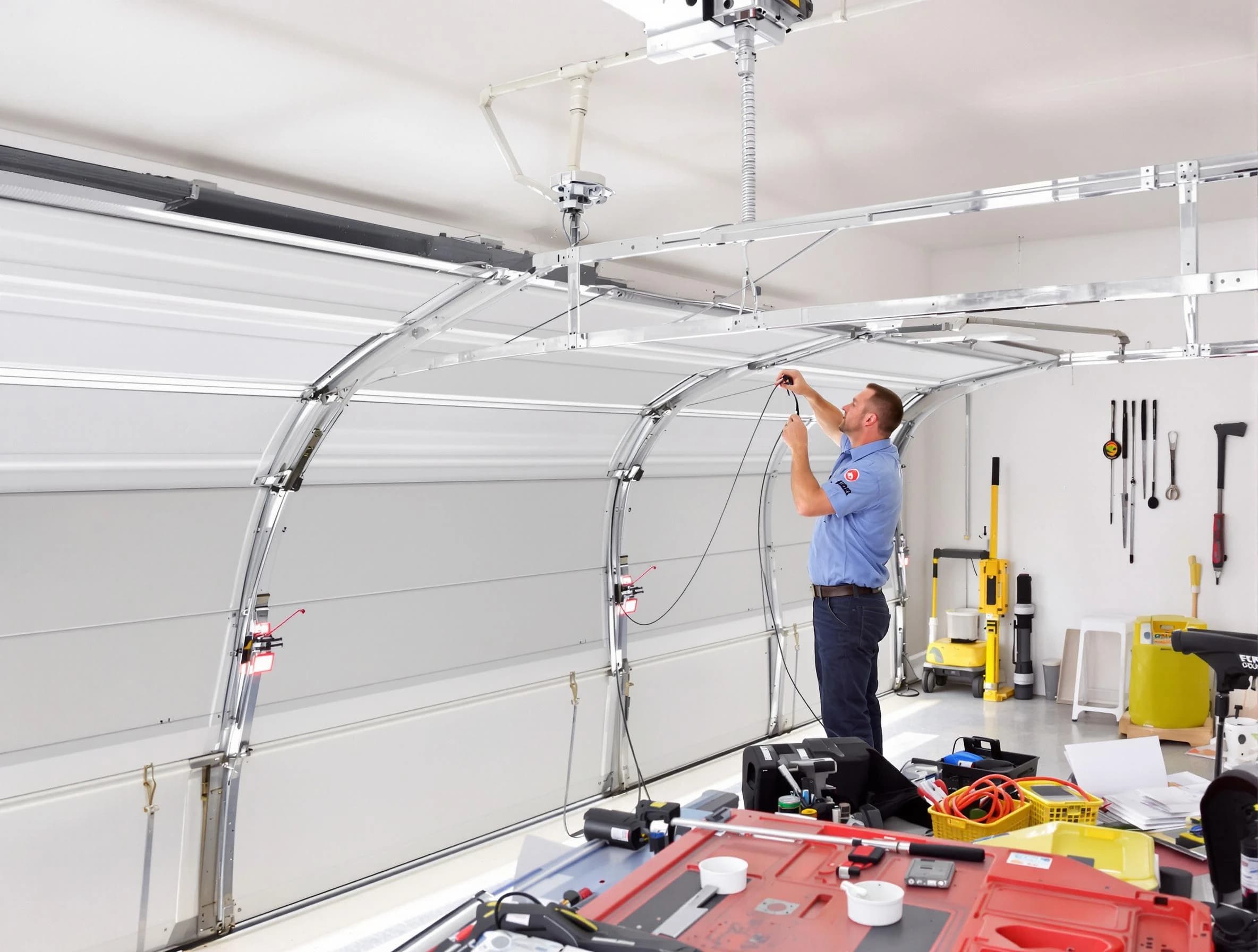 Garage door cable repair service by Hapeville Garage Door Repair in Hapeville