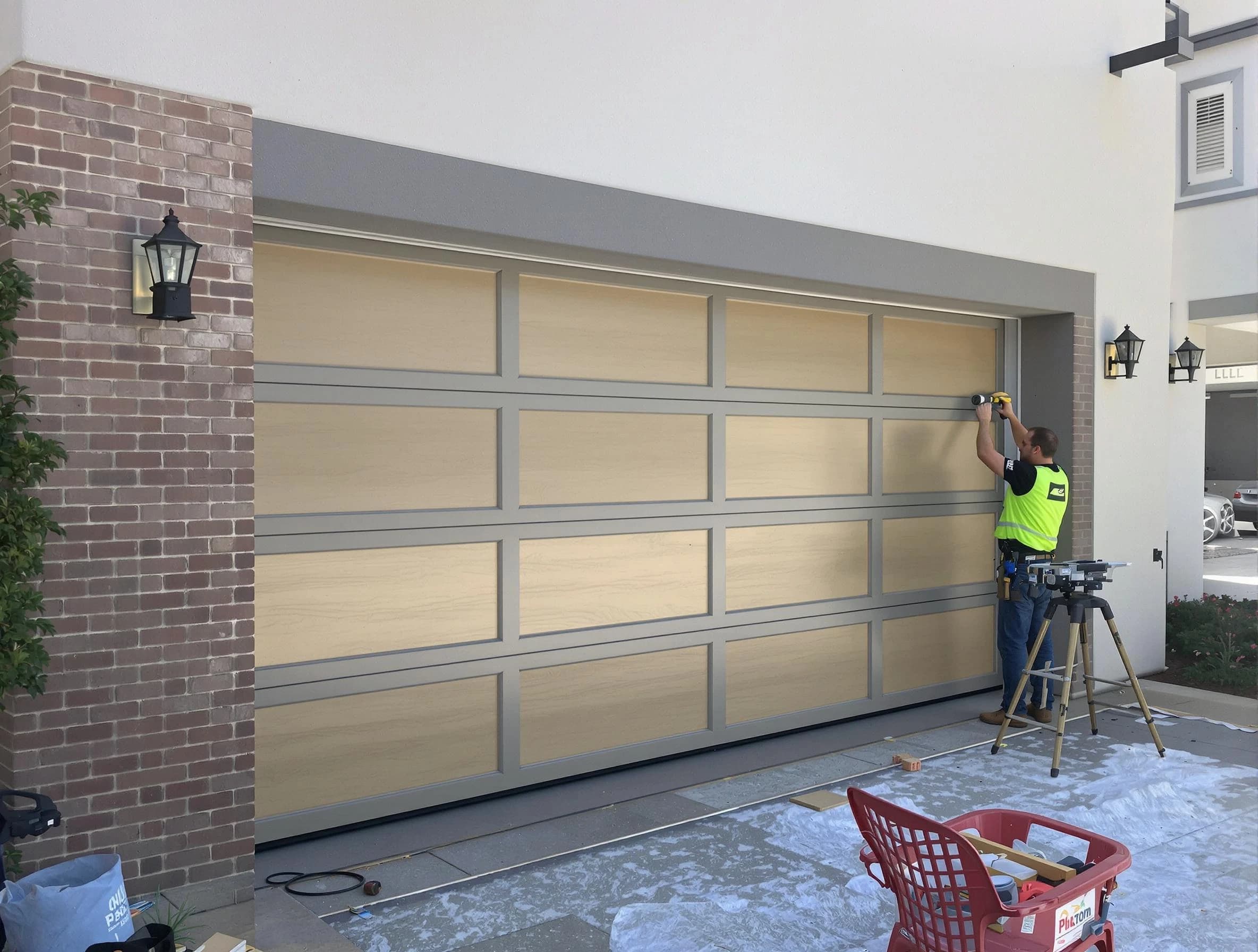 Garage door replacement service by Hapeville Garage Door Repair in Hapeville