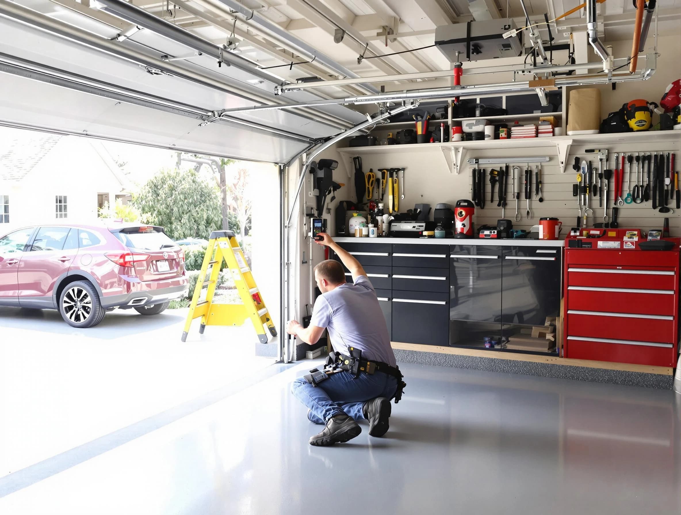 Local garage door repair service by Hapeville Garage Door Repair in Hapeville