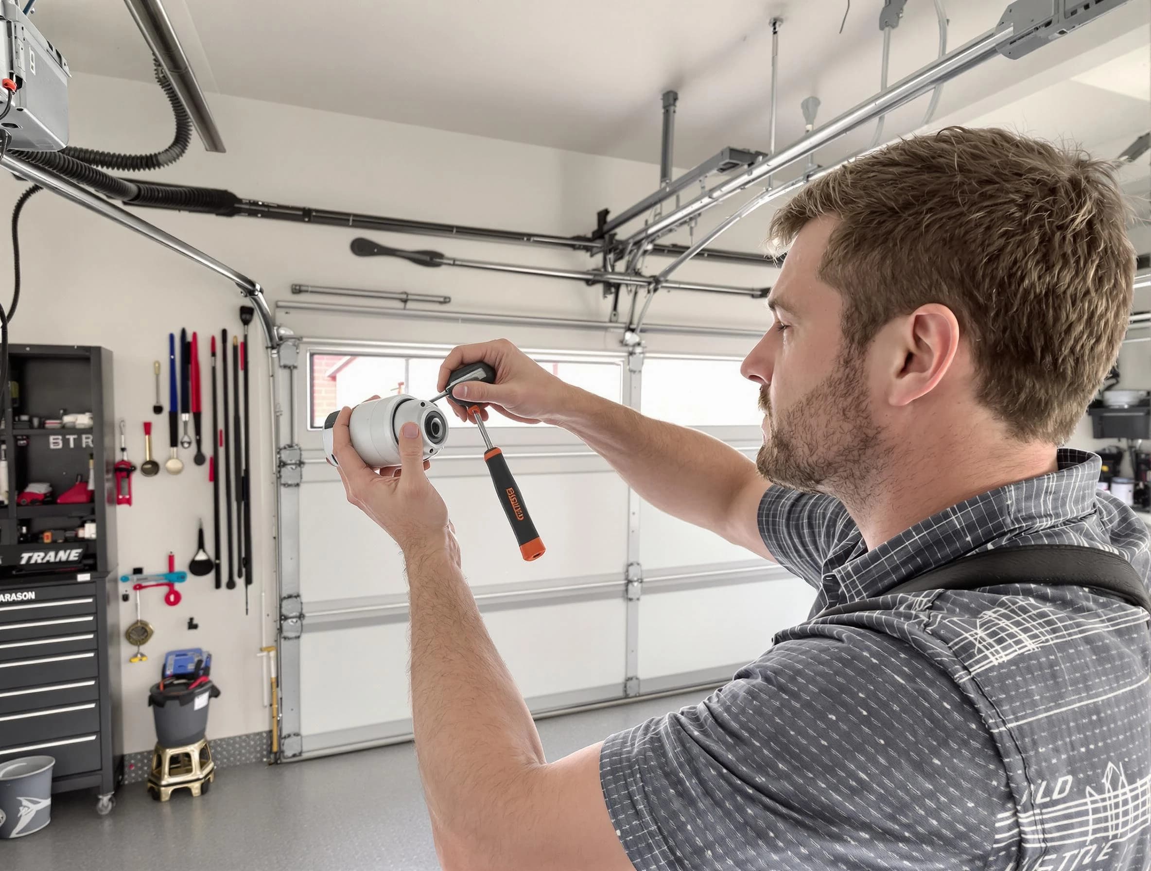 Garage door opener repair service by Hapeville Garage Door Repair in Hapeville