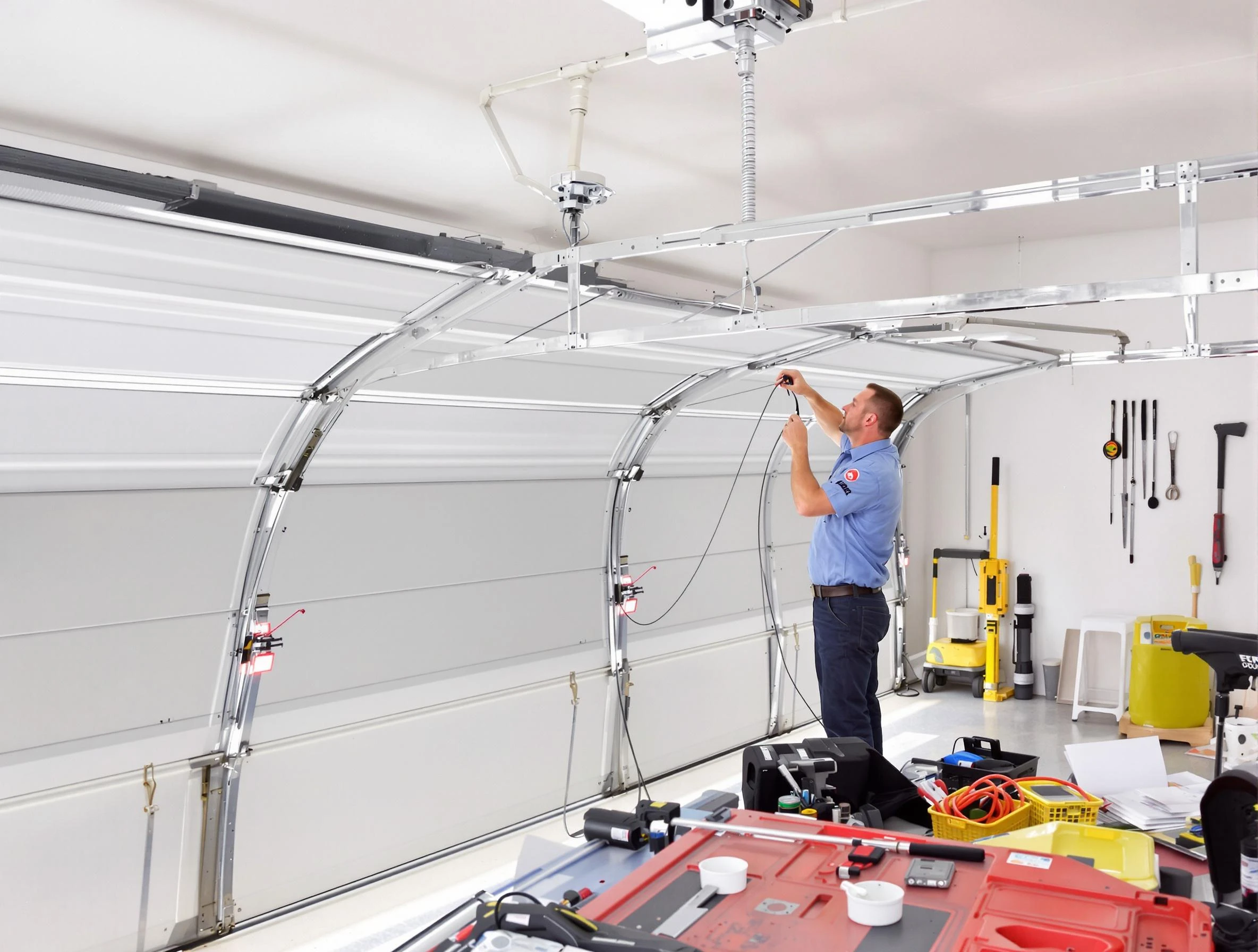 Garage door cable repair service by Hapeville Garage Door Repair in Hapeville