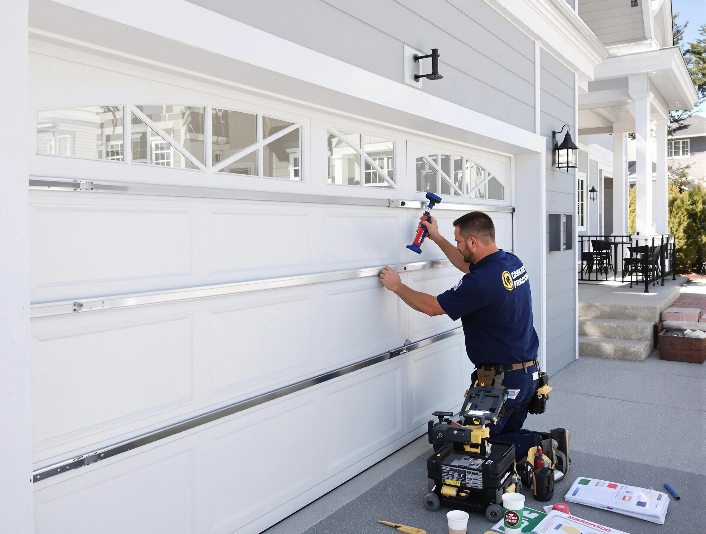 Professional garage door installation by Hapeville Garage Door Repair in Hapeville