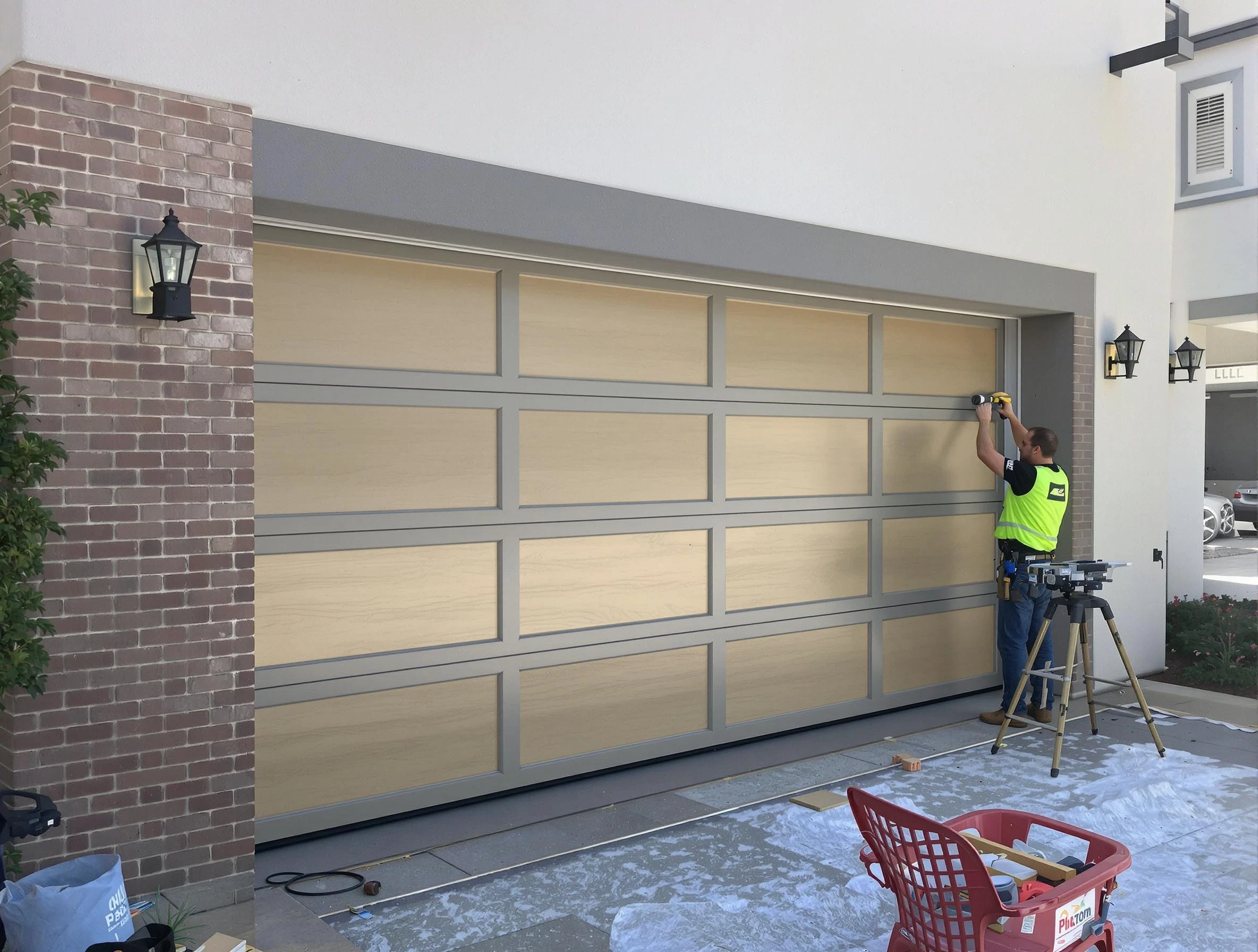 Garage door replacement service by Hapeville Garage Door Repair in Hapeville